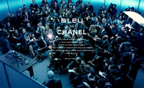 macy's bleu de chanel commercial.